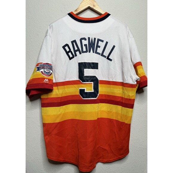 Houston Astros Majestic Cooperstown Size 2XL Bagwell - Small Mark Shown In Pics - Picture 5 of 5